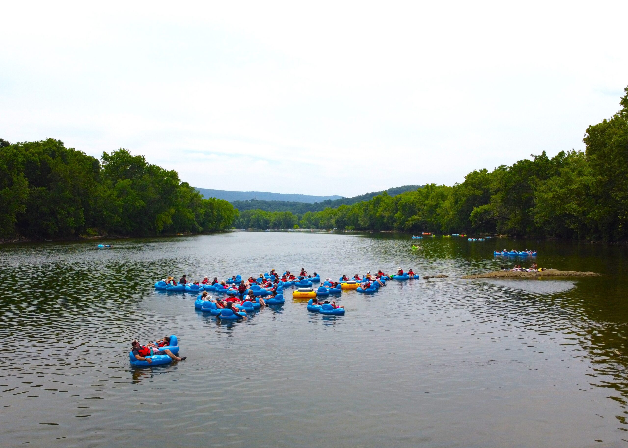 River floating at Harpers Ferry Adventure Center.